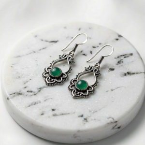 Palm Earings (Green)