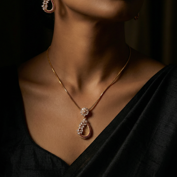 Pendant Just a drop red 1