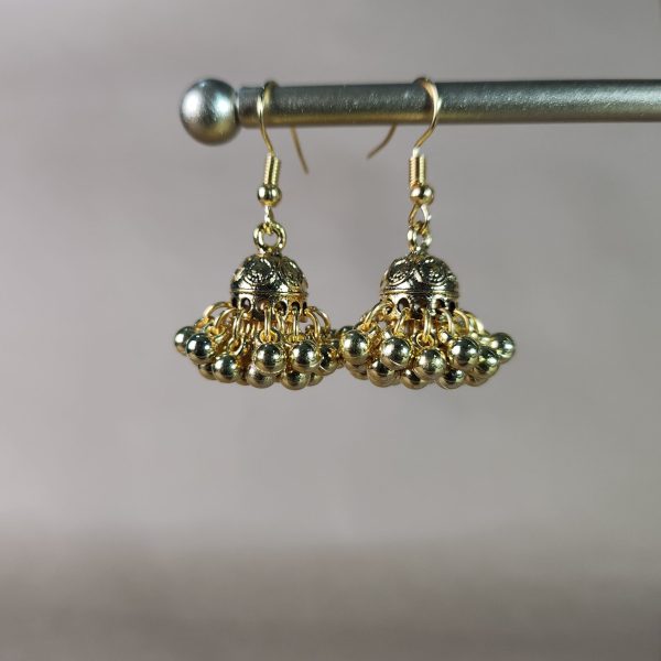 jhumke small Golden Mini Jhumke (1)