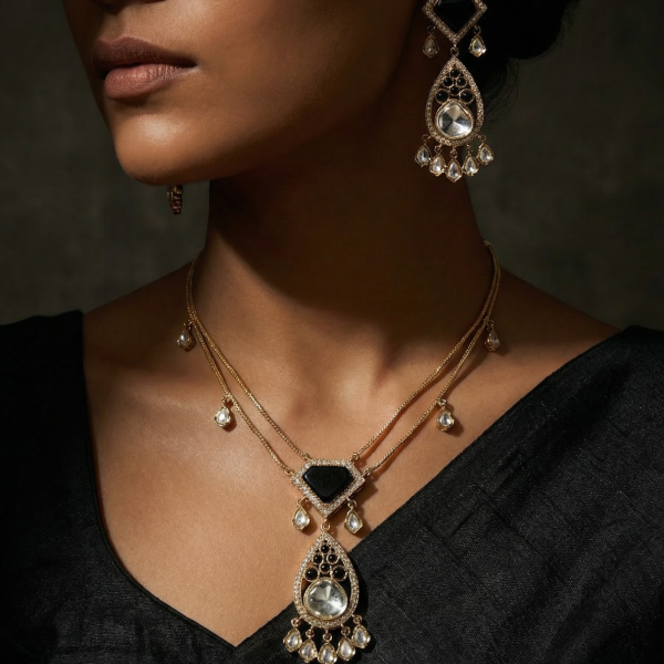 necklace Vintage Galore set Black 2