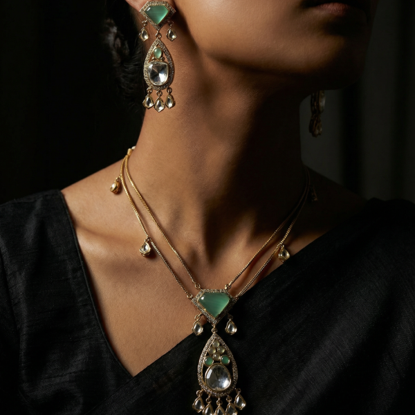 necklace Vintage Galore set turquise 1